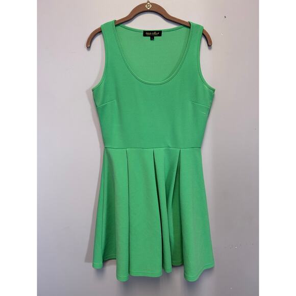 White Mark Fit and Flare-Large-Skater Dress- Mint‎ Green - Picture 1 of 3
